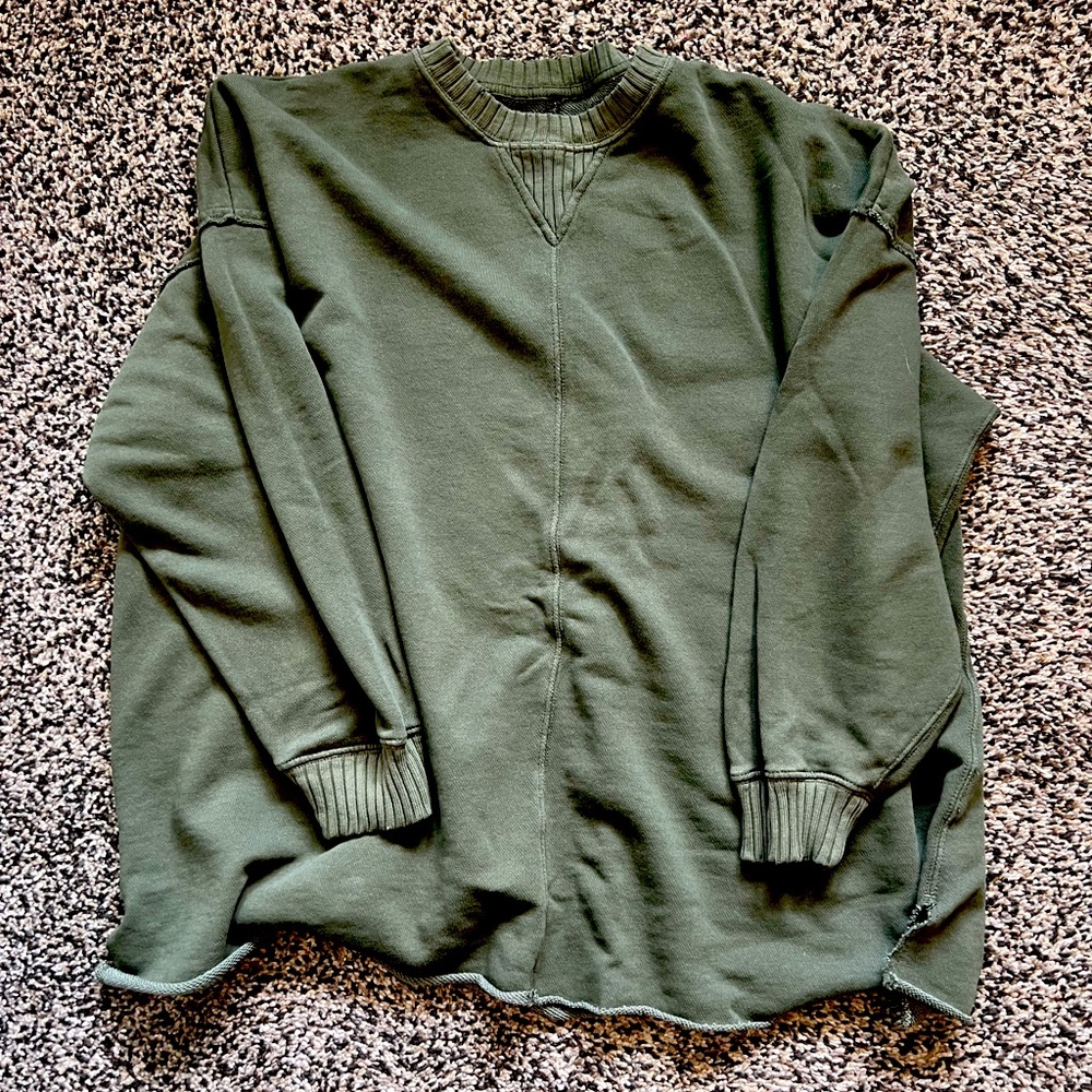 Aerie Down to Earth oversized sweatshirt